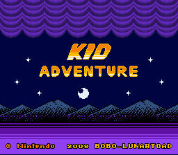 Kid Adventure (Super Mario World hack) Title Screen